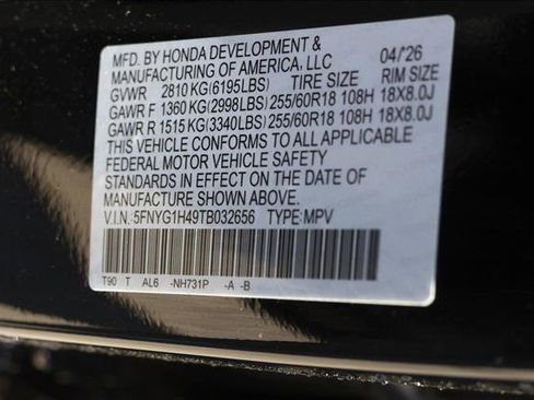New 2026 Honda Pilot EX-L image 24