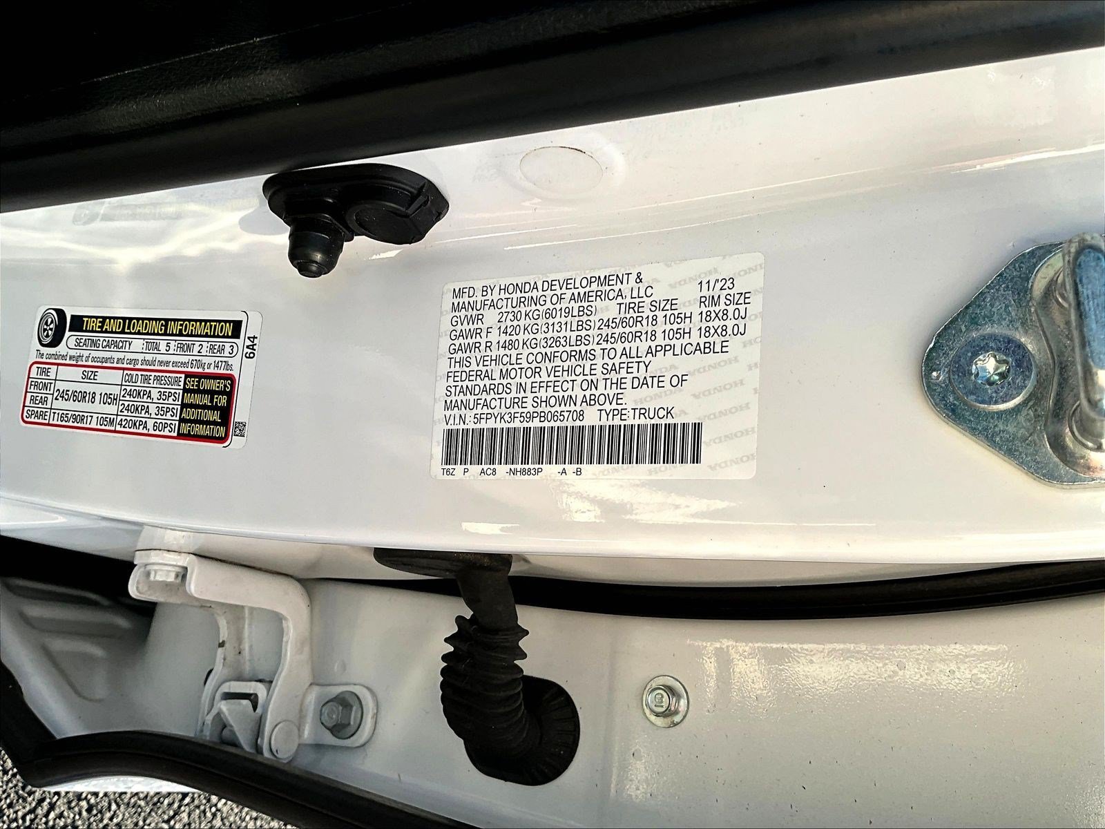 Used 2023 Honda Ridgeline RTL image 19