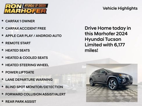 Certified 2024 Hyundai Tucson Limited AWD/4WD image 16