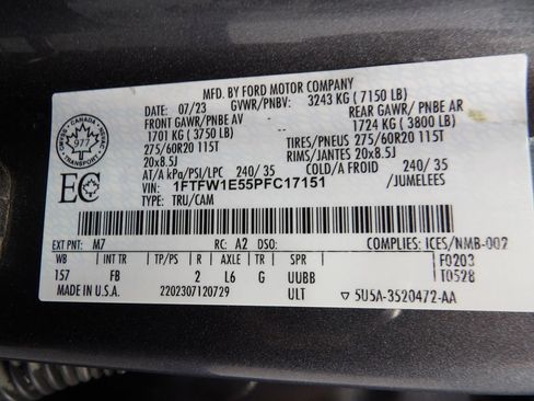 Used 2023 Ford F150 XLT w/ Equipment Group 302A High AWD/4WD image 62