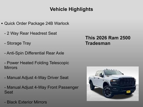 New 2026 RAM 2500 Tradesman image 10