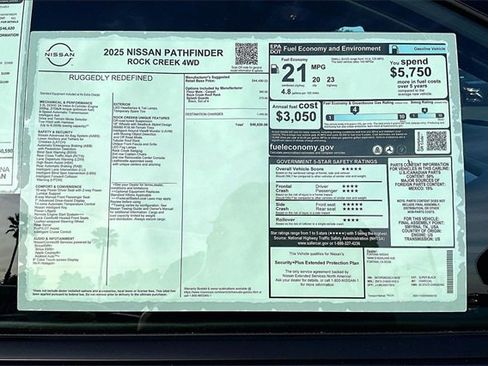 New 2025 Nissan Pathfinder Rock Creek image 13
