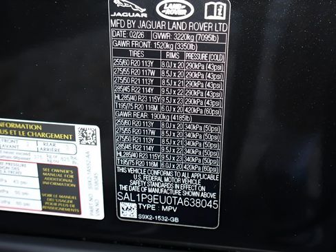 New 2026 Land Rover Range Rover Sport SE AWD/4WD image 28