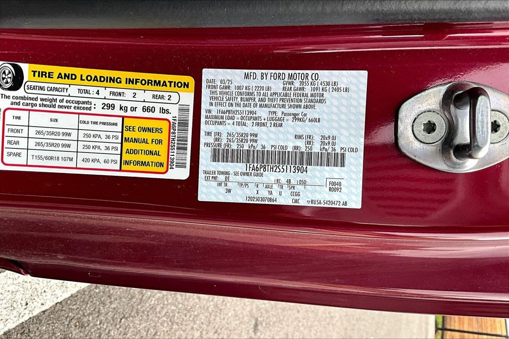 New 2025 Ford Mustang Premium RWD image 12