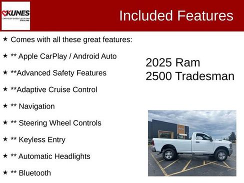 New 2025 RAM 2500 Tradesman image 4