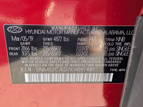 Used 2019 Hyundai Santa Fe SE image 30