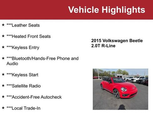 Used 2015 Volkswagen Beetle R-Line FWD image 2