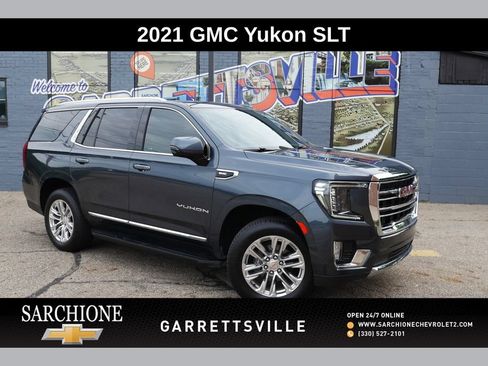 Used 2021 GMC Yukon SLT w/ SLT Premium Package AWD/4WD image 1