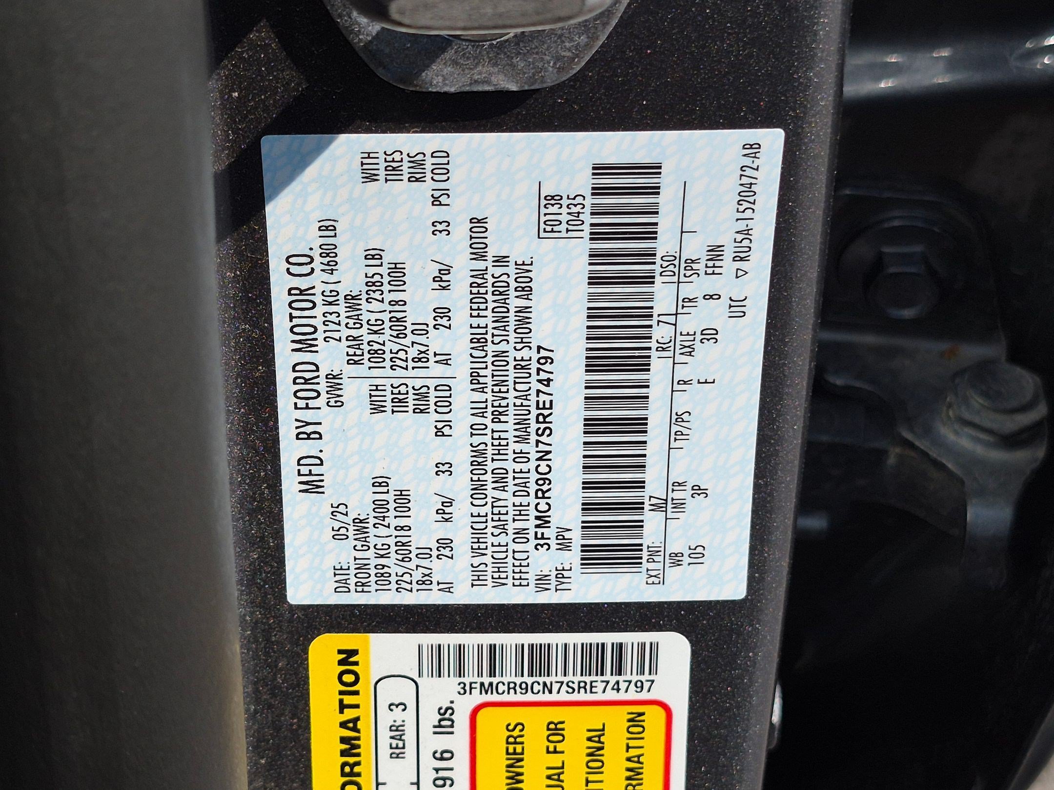 Used 2025 Ford Bronco Sport Outer Banks AWD/4WD image 36