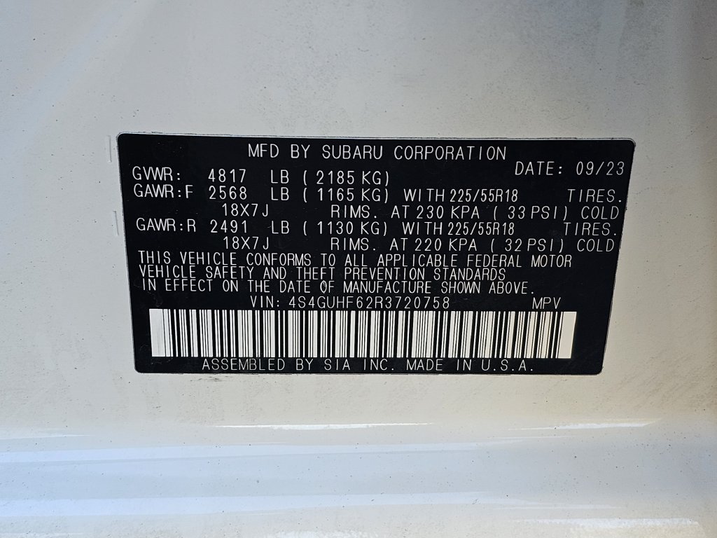 Certified 2024 Subaru Crosstrek 2.5i Sport w/ Popular Package #4A AWD/4WD image 31