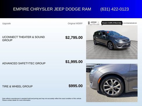 Used 2017 Chrysler Pacifica Limited FWD image 6