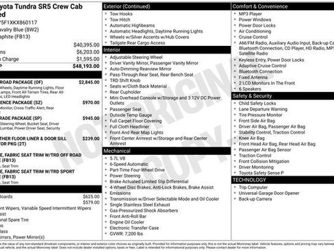 Used 2019 Toyota Tundra SR5 w/ TRD Off Road Package image 5