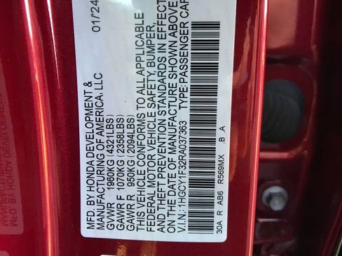 Certified 2024 Honda Accord EX image 16