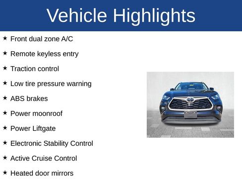 Used 2023 Toyota Highlander XLE image 3