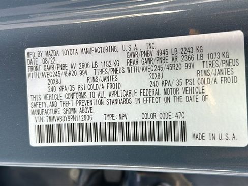 Used 2023 MAZDA CX-50 AWD 2.5 Turbo w/ Cargo Package image 37