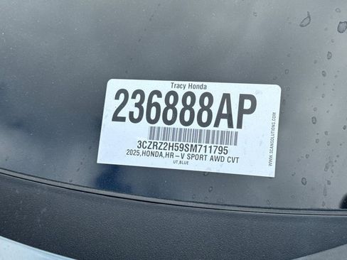 Certified 2025 Honda HR-V Sport image 3