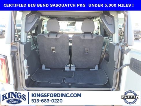 Certified 2021 Ford Bronco Big Bend w/ Sasquatch Package image 26