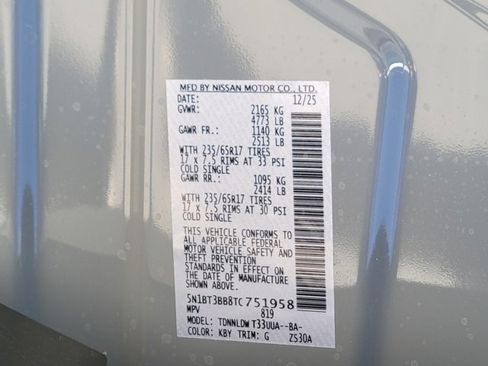 New 2026 Nissan Rogue SV image 12