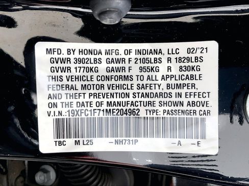 Used 2021 Honda Civic EX-L image 33