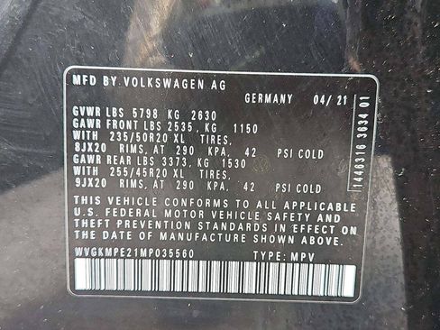 Used 2021 Volkswagen ID.4 Pro S w/ Gradient Package RWD image 26