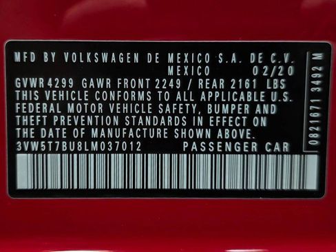 Used 2020 Volkswagen Jetta GLI FWD image 40