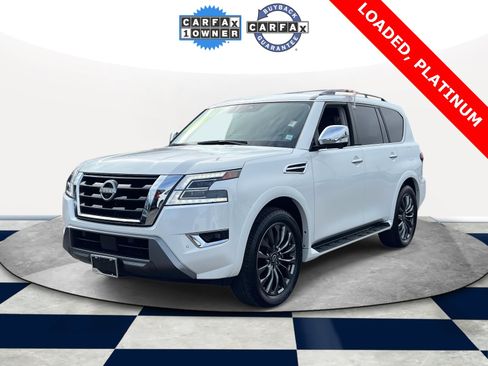 Used 2024 Nissan Armada Platinum w/ Captain's Chairs Package image 2