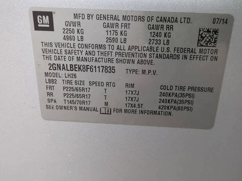 Used 2015 Chevrolet Equinox LT w/ Driver Convenience Package image 33