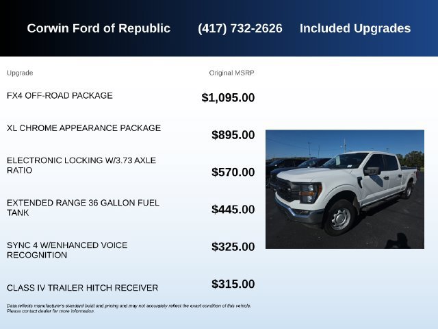 Used 2023 Ford F150 XL w/ FX4 Off-Road Package AWD/4WD image 5