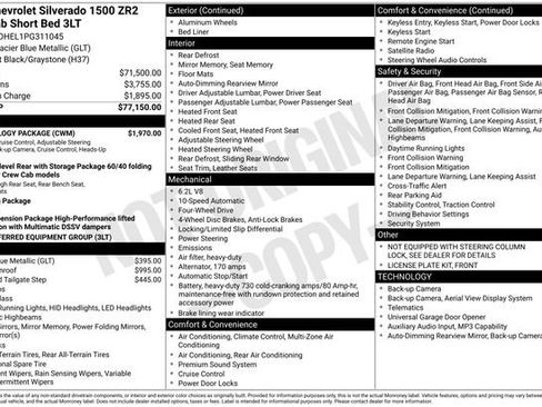 Used 2023 Chevrolet Silverado 1500 ZR2 w/ Technology Package image 5