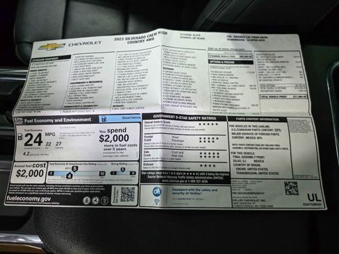 Used 2023 Chevrolet Silverado 1500 High Country w/ Technology Package image 45