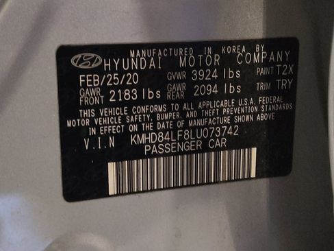 Used 2020 Hyundai Elantra Value Edition w/ Cargo Package (C1) image 33