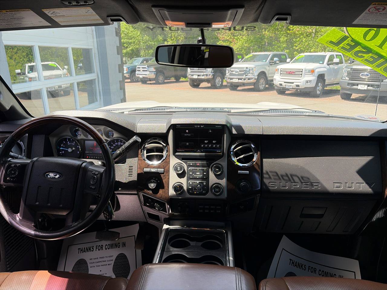 Used 2016 Ford F350 Platinum w/ Snow Plow Prep Package AWD/4WD image 13