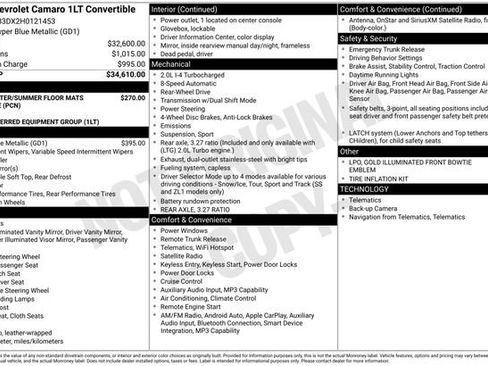 Used 2017 Chevrolet Camaro LT image 9