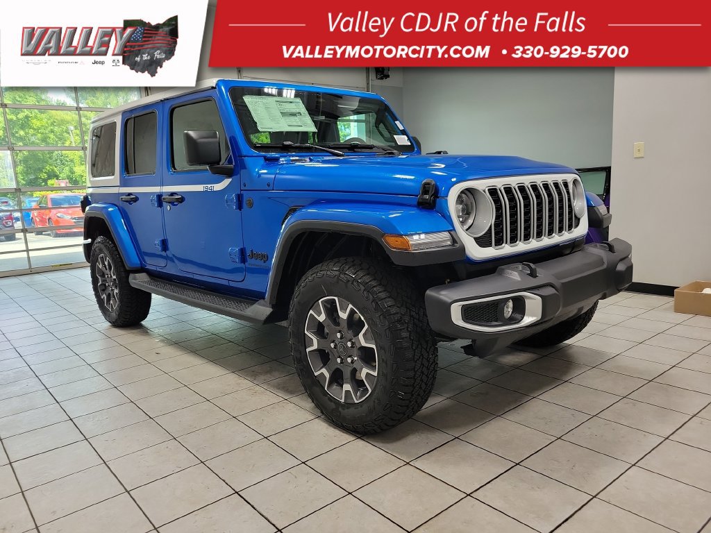 New 2026 Jeep Wrangler Unlimited Sahara w/ Whitecap Package AWD/4WD 360° Tour