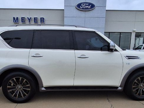 Used 2017 Nissan Armada Platinum w/ Captain Seat Package AWD/4WD image 1