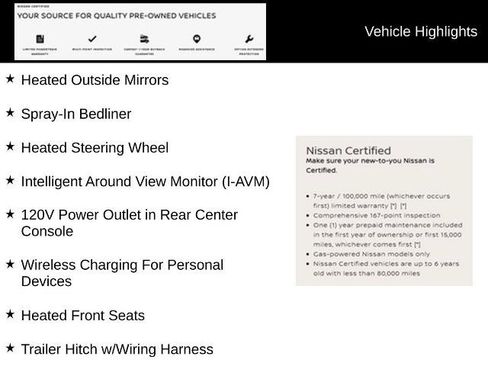 Certified 2023 Nissan Frontier PRO-4X w/ Pro Convenience Package AWD/4WD image 9