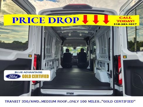 Certified 2024 Ford Transit 350 148 Medium Roof AWD w/ Upfitter Package image 22