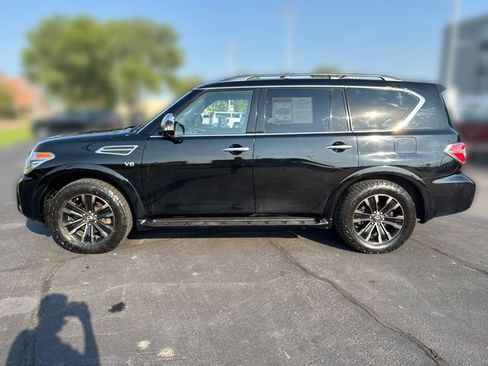 Used 2020 Nissan Armada Platinum w/ Captain's Chairs Package AWD/4WD image 2