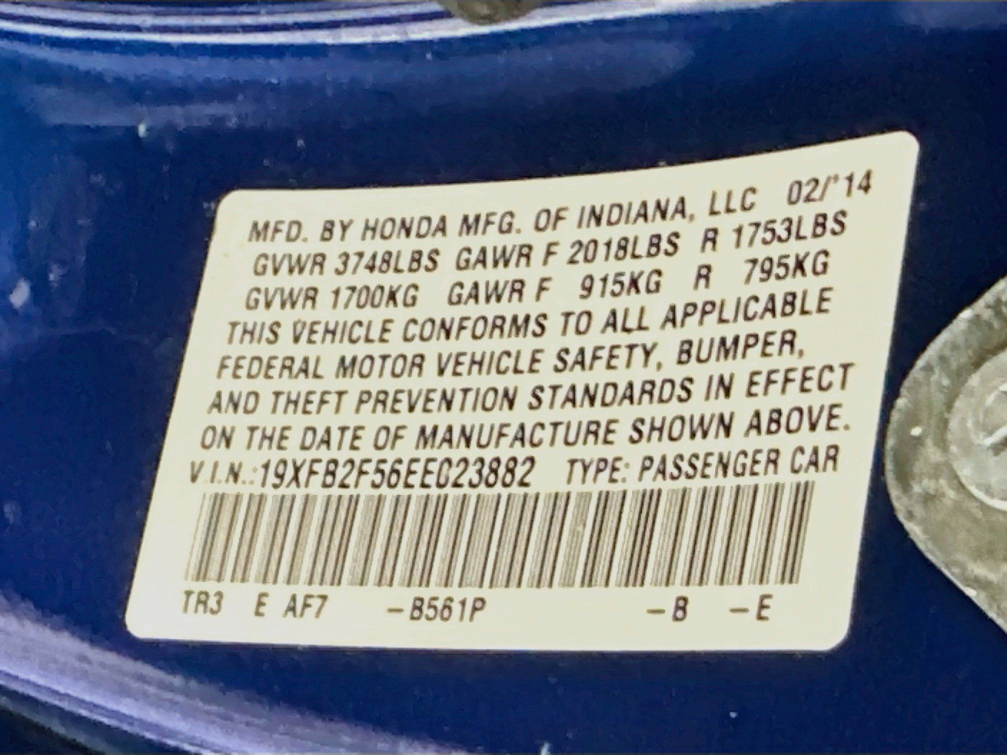 Used 2014 Honda Civic LX image 12