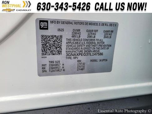 New 2026 Chevrolet Equinox LT w/ Convenience Package II image 20