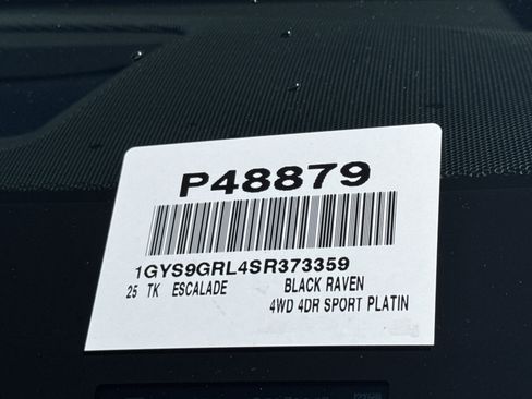 Used 2025 Cadillac Escalade Sport Platinum w/ LPO, ONYX Package image 44