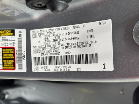 Used 2022 Toyota Tundra Limited AWD/4WD image 49