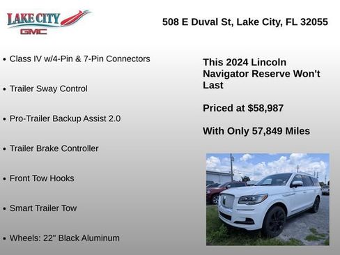 Used 2024 Lincoln Navigator Reserve AWD/4WD image 18