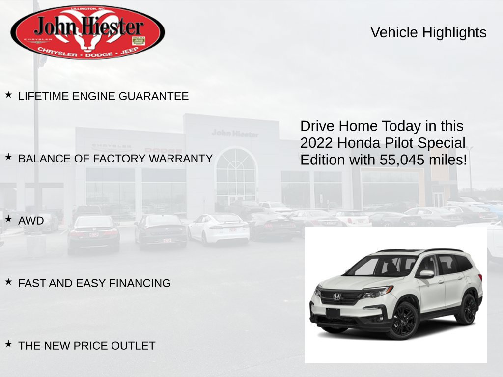 Used 2022 Honda Pilot Special Edition image 3