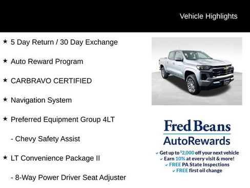 Certified 2023 Chevrolet Colorado LT w/ LT Convenience Package II AWD/4WD image 5