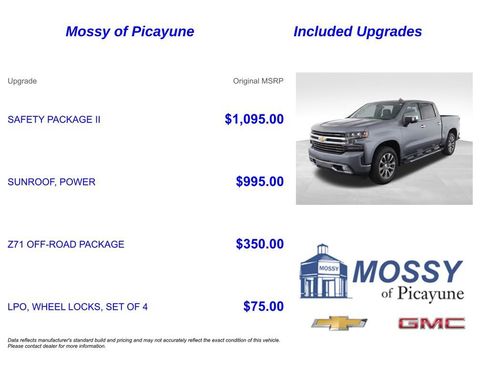 Certified 2020 Chevrolet Silverado 1500 High Country w/ Safety Package II AWD/4WD image 7