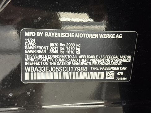 New 2025 BMW 760i xDrive AWD/4WD image 21