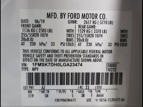 Used 2020 Ford Explorer XLT w/ Equipment Group 202A RWD image 13