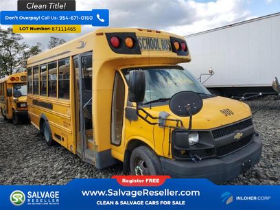 Used 2012 Chevrolet Express 3500 Extended w/ School Bus Package