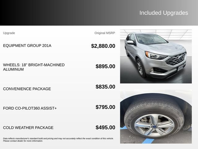 Used 2019 Ford Edge SEL w/ Equipment Group 201A AWD/4WD image 4